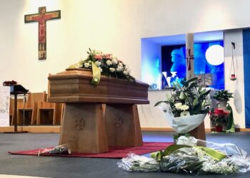 funerali di marinella chiesa prestino como 19 febbraio 2022