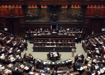 L'aula di Montecitorio - parlamento italiano