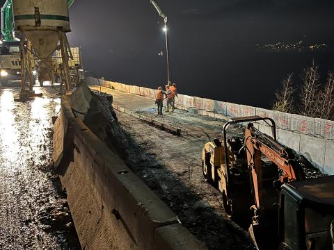 Lunedì Fontana a Colonno per il cantiere della variante della Tremezzina