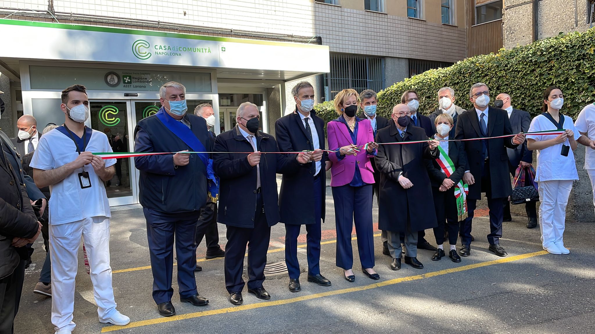 Il vecchio Sant’Anna diventa Casa di Comunità, Moratti a Como