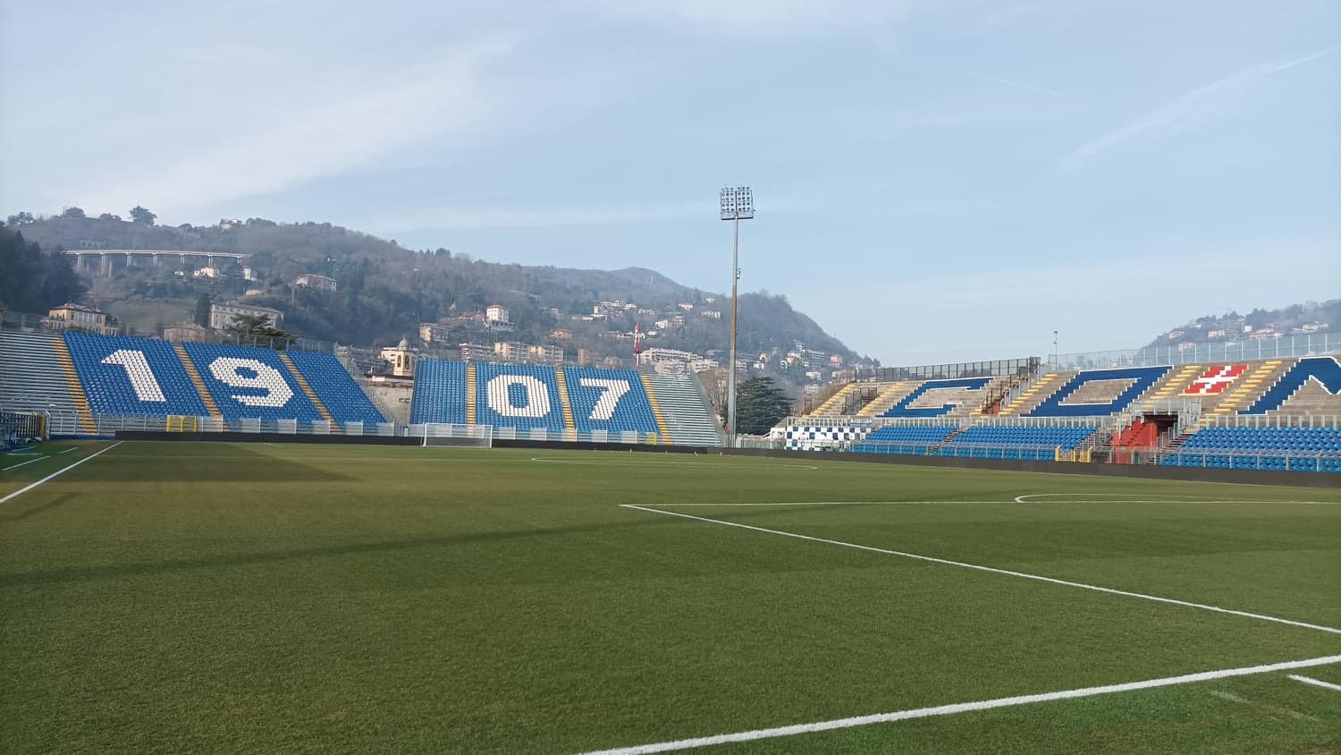 Stadio Sinigaglia, il piano per ampliare la curva. Rapinese: “Subito mille seggiolini nelle aree inutilizzate”