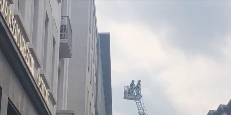 incendio in via boldoni