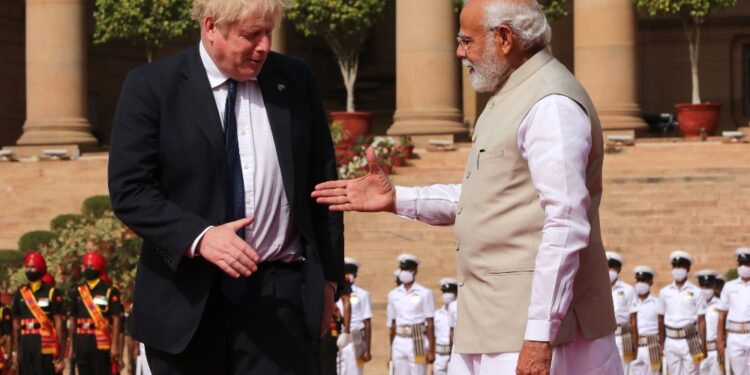 Premier britannico a Delhi. 'Per Indo-Pacifico libero e aperto'