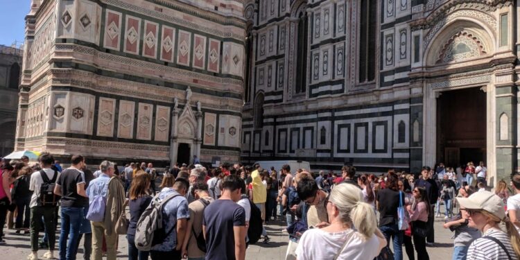 Maggiorparte visitatori sono italiani ma non mancano stranieri