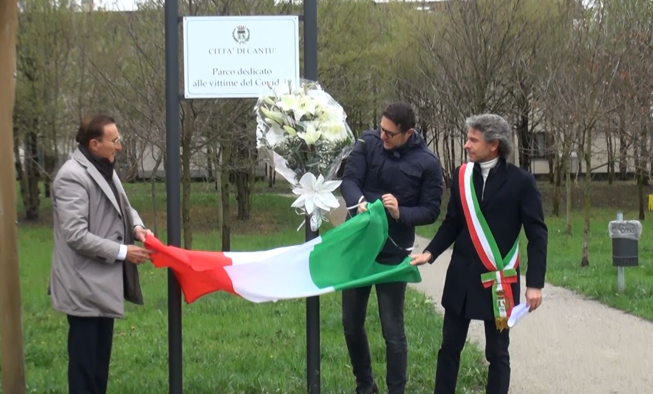 Cantù, un parco dedicato alle vittime del Covid