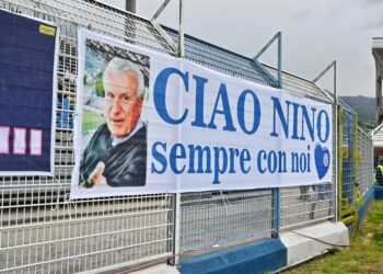 Il tributo a Nino Balducci allo stadio Sinigaglia