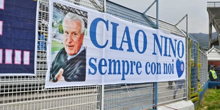 Il tributo a Nino Balducci allo stadio Sinigaglia