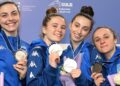 Podio femminile scherma Dubai 2022