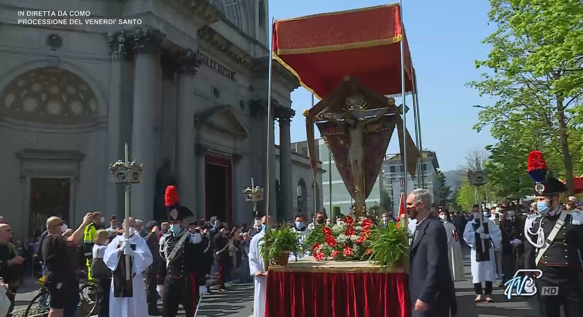 Processione del Venerdì Santo. La guerra e il richiamo del vescovo