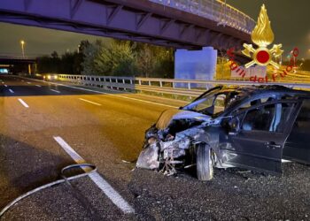 A9 incidente vigili del fuoco