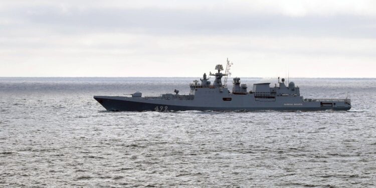 Smentito attacco a fregata Admiral Makarov