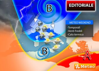 Calo temperature al via da Nord. Poi forse nuova fase 'bollente'