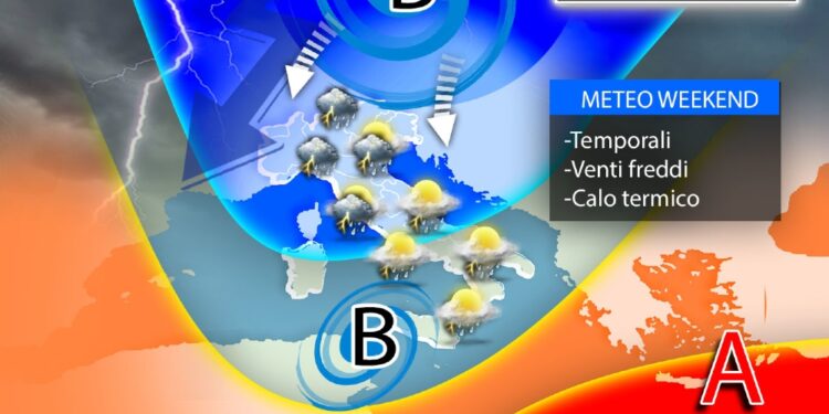 Calo temperature al via da Nord. Poi forse nuova fase 'bollente'