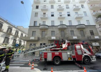 Rogo forse causato da corto circuito quadro elettrico condominio