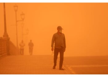 E' la nona tempesta di sabbia in poche settimane