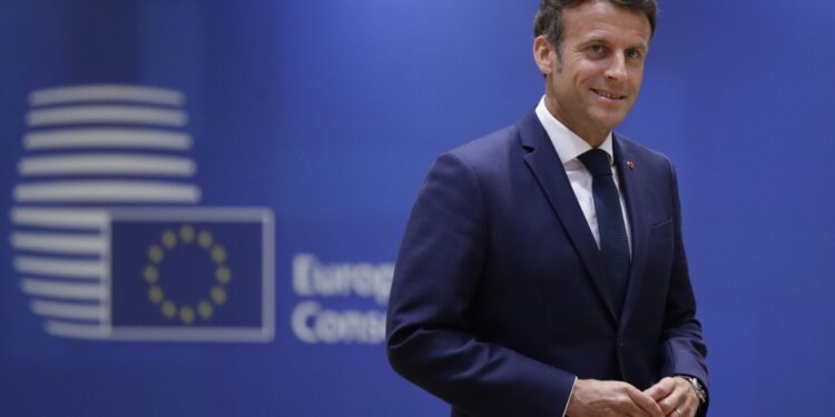 Punto stampa del presidente francese alla fine del vertice Ue