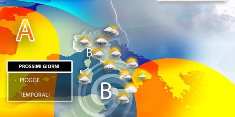 Brutto tempo per i prossimi 3-4 giorni