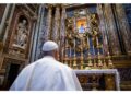 La celebrazione per la pace a Santa Maria Maggiore
