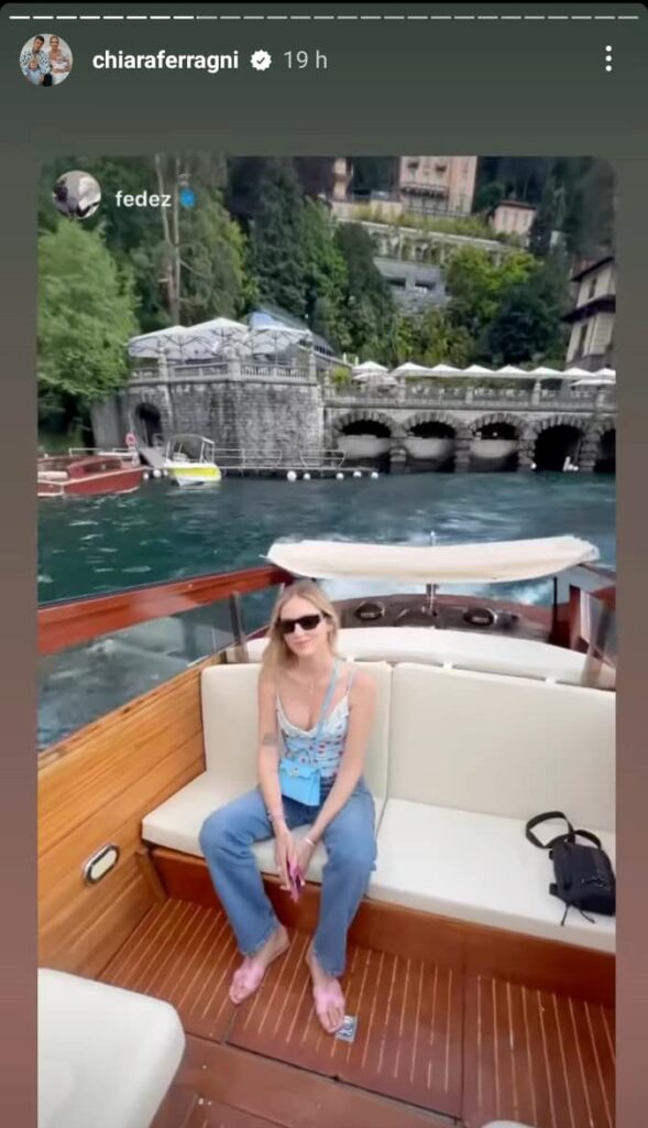 Ferragni Fedez Lago di Como