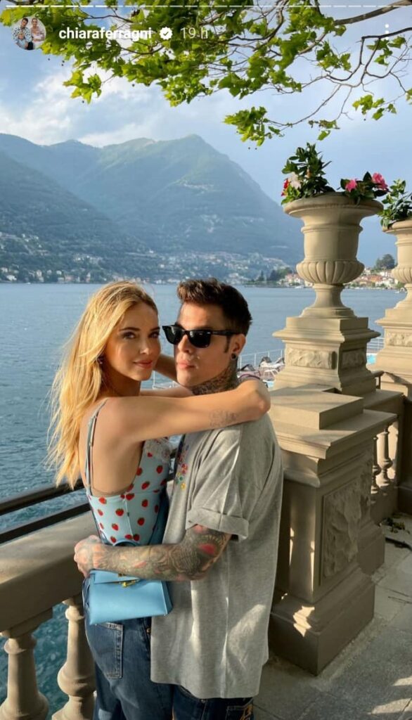 Ferragni Fedez Lago di Como