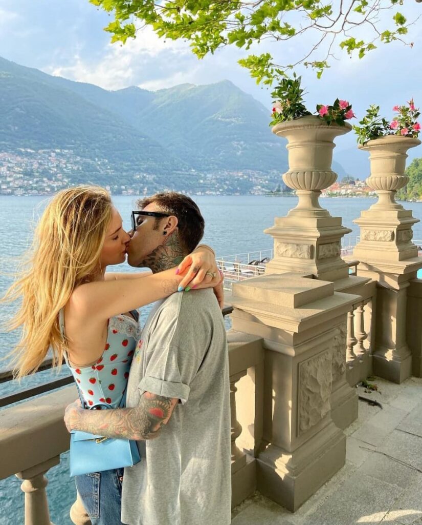 Ferragni Fedez Lago di Como