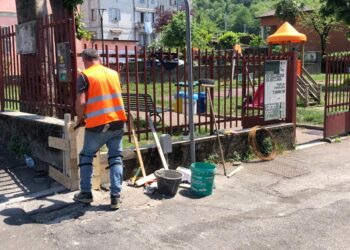 Parchetto di via Beccaria iniziati i lavori di messa in sicurezza del parchetto di ponte chiasso