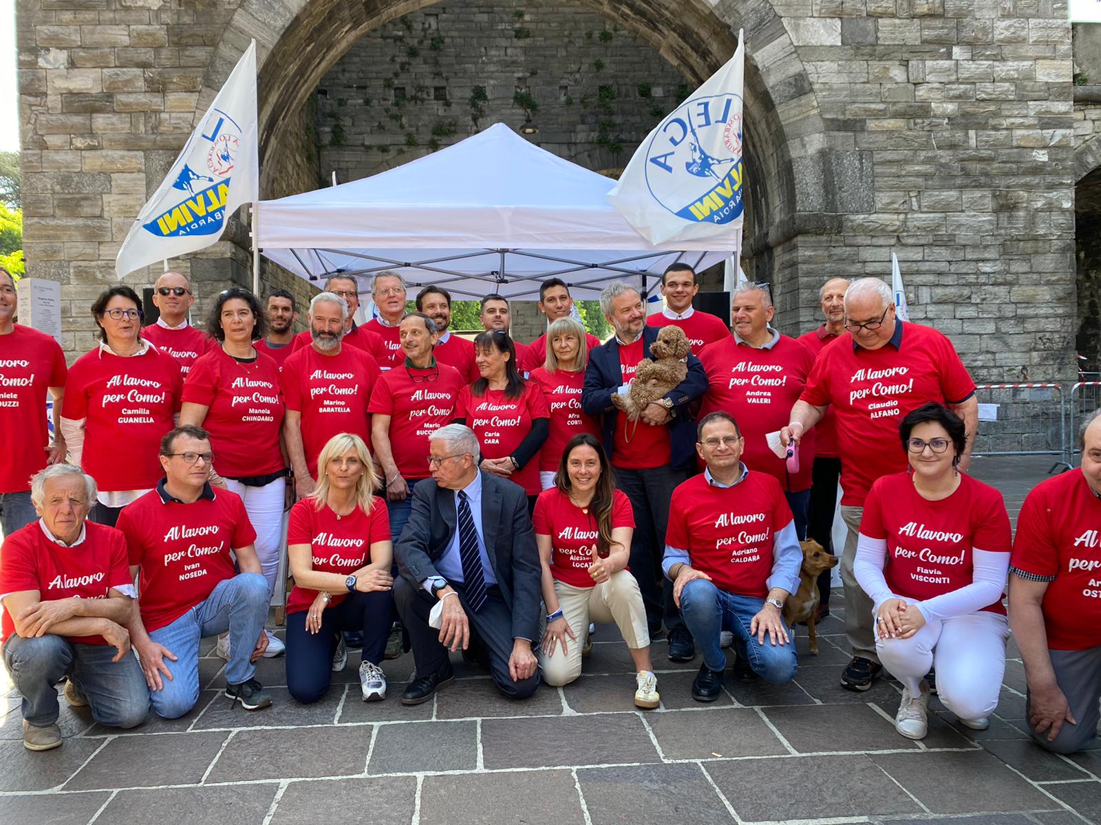 Elezioni Como 2022: la Lega presenta la lista