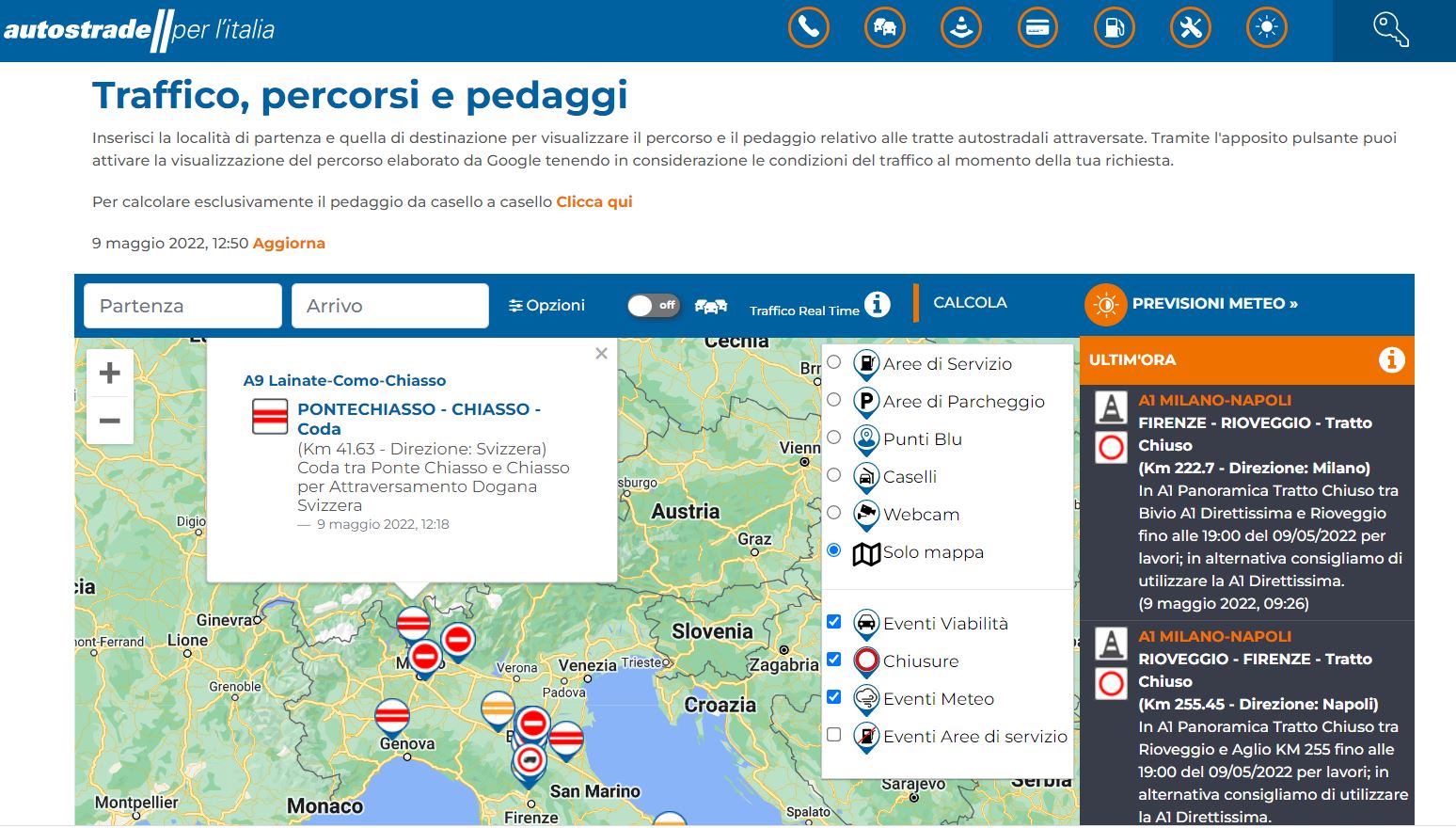 Festa in Svizzera, code sull’A9 e in città