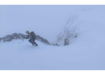 Vento e nebbia hanno reso complesso il recupero