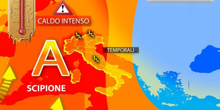 Picco di calore tra giovedì e venerdì