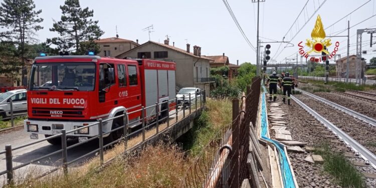 L'incidente in località Ponticelli di Città della Pieve