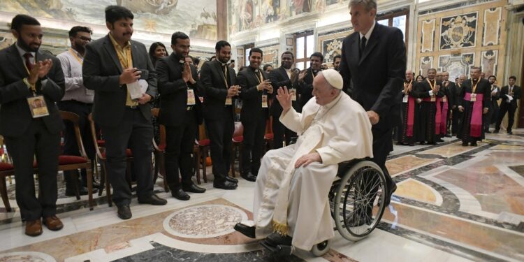 Bergoglio in udienza