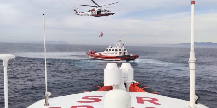 Era a bordo di un canotto sul litorale di Aglientu in Gallura