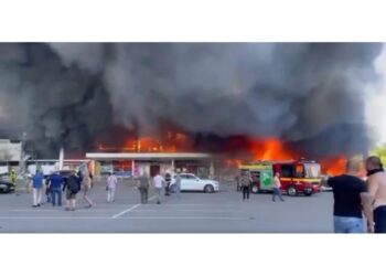 'L'edificio è in fiamme