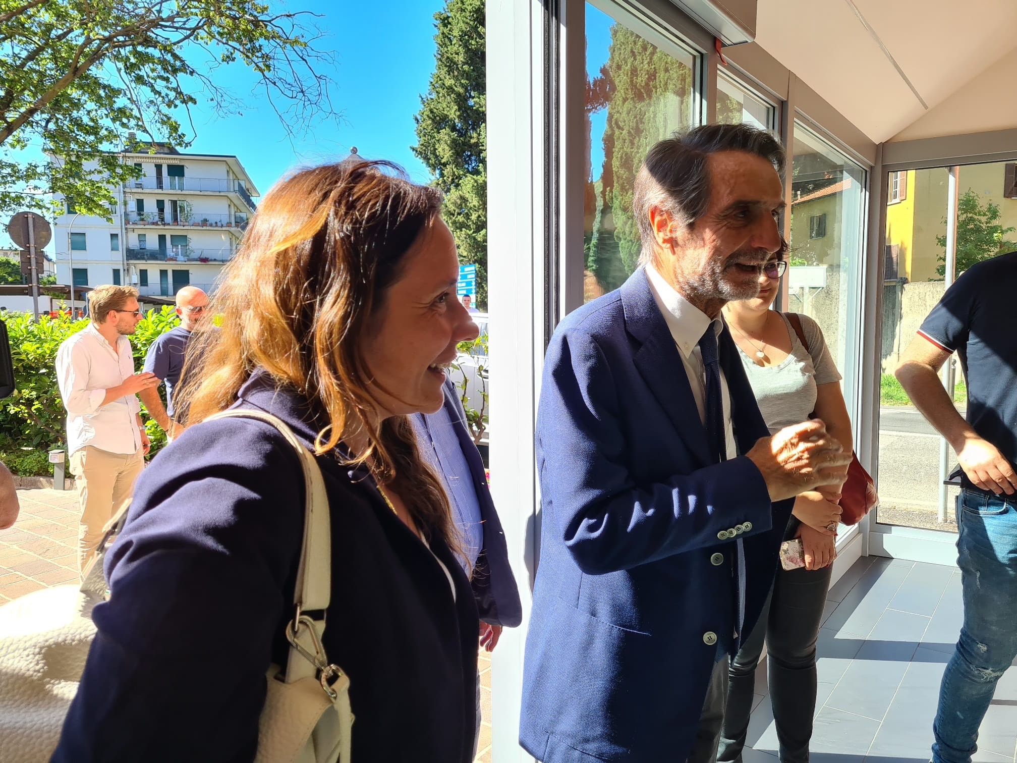 Fontana a Como visita “Il Pane di Sandro”