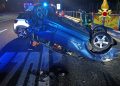 auto si ribalta sull'A9