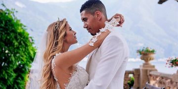 Smalling matrimonio sul Lario