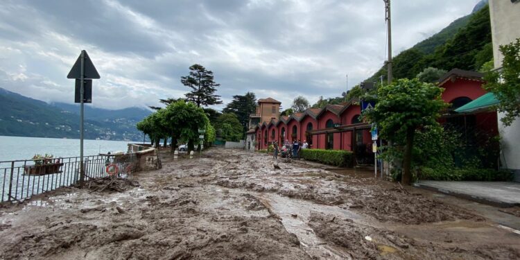 Frane e alluvioni nel Comasco