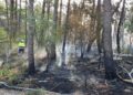 In volo elicottero Vigili Fuoco. Al lavoro per spegnere secondo