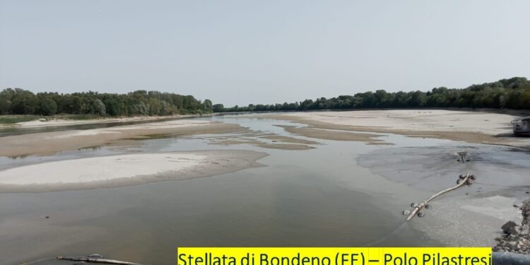 La risalita del cuneo salino sfiora i 40 km nel Po di Goro