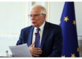 Borrell e Varhelyi in videocollegamento con il premier Shmyhal