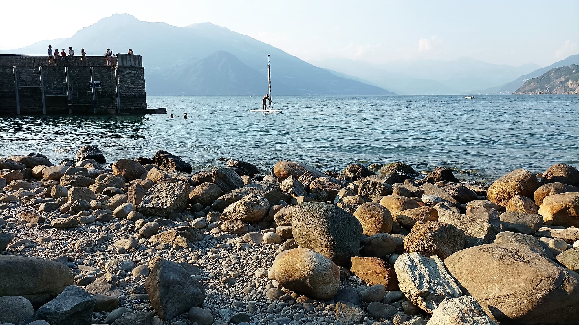 Piove ma il Lago di Como è ancora basso