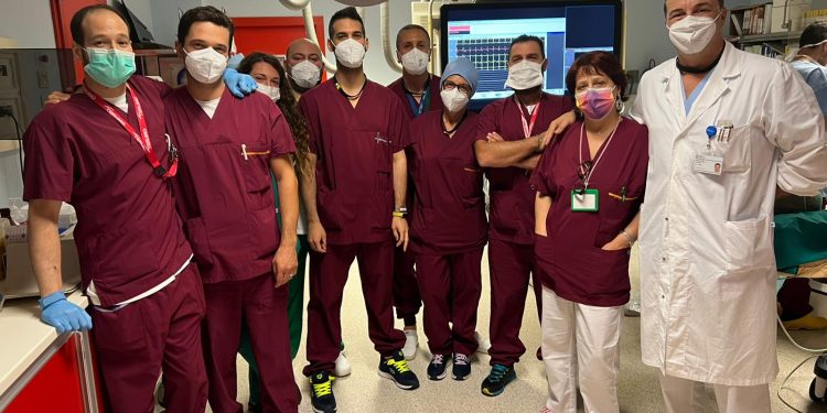 Punto Nascita dell’ospedale Sant’Anna Si tratta dell’équipe della Radiologia Interventistica diretta dal dottor Lorenzo Moramarco.