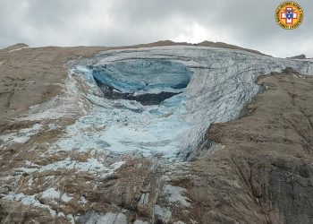 valanga sulla marmolada