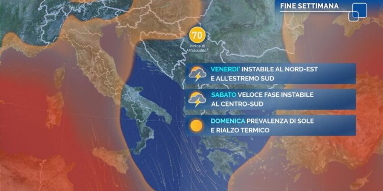 Maltempo 'in pausa' solo domenica con ritorno caldo nelle isole