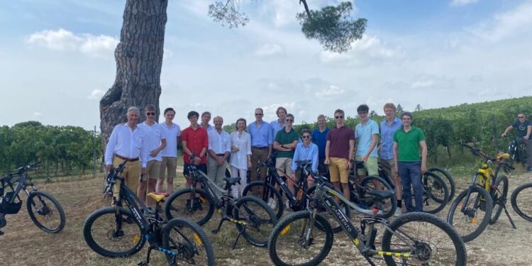 Ospite con i familiari del Castello dei Collalto