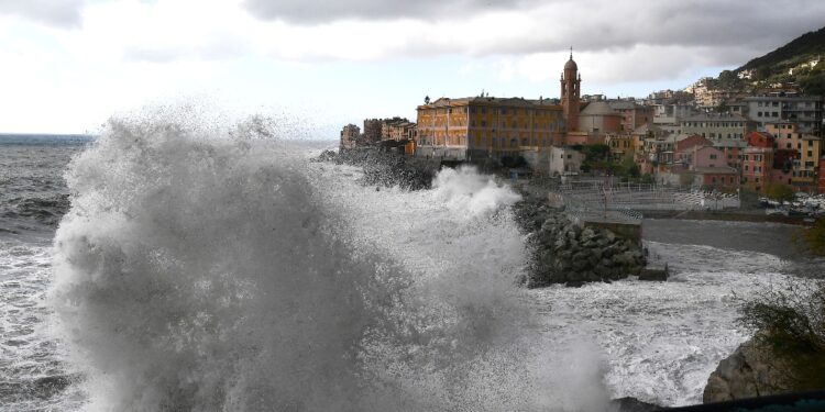 Vento medio in costa ha oltrepassato 50 km all'ora