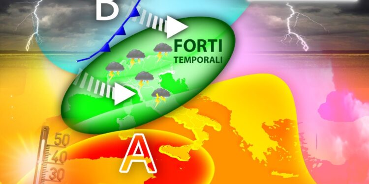 Fenomeni intensi. Al Sud invece fino a 43 gradi