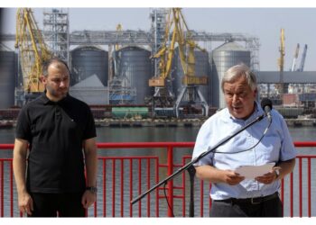 L'appello di Guterres in visita a Odessa