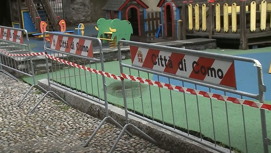 Parco giochi di via Vittorio Emanuele a Como: al via i lavori dopo l’estate